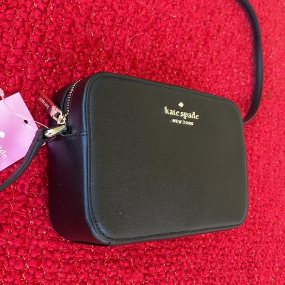 Kate Spade Staci Mini Camera Bag Black - Picture 2 of 16